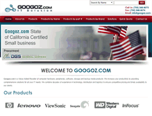 Tablet Screenshot of googoz.com